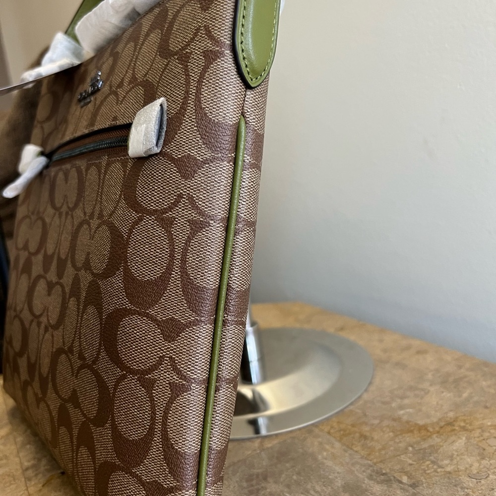 Coach Rowan File Bag In Signature Canvas - Picture 4 of 11
